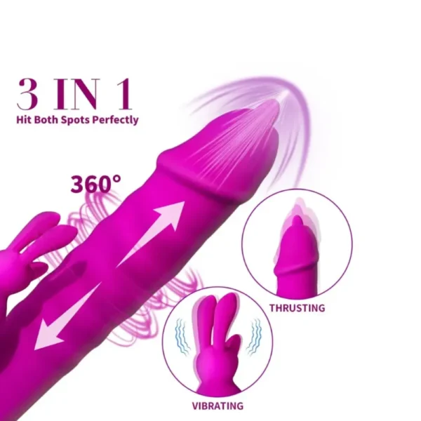 VIBRADOR DOBLE ESTIMULACION DE LUJO ROMEO - Imagen 2