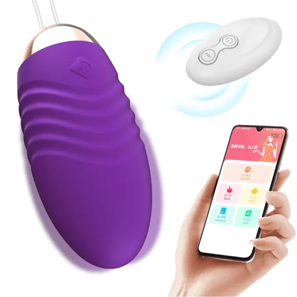 VIBRADOR TIPO HUEVO CONTROL REMOTO - Imagen 3